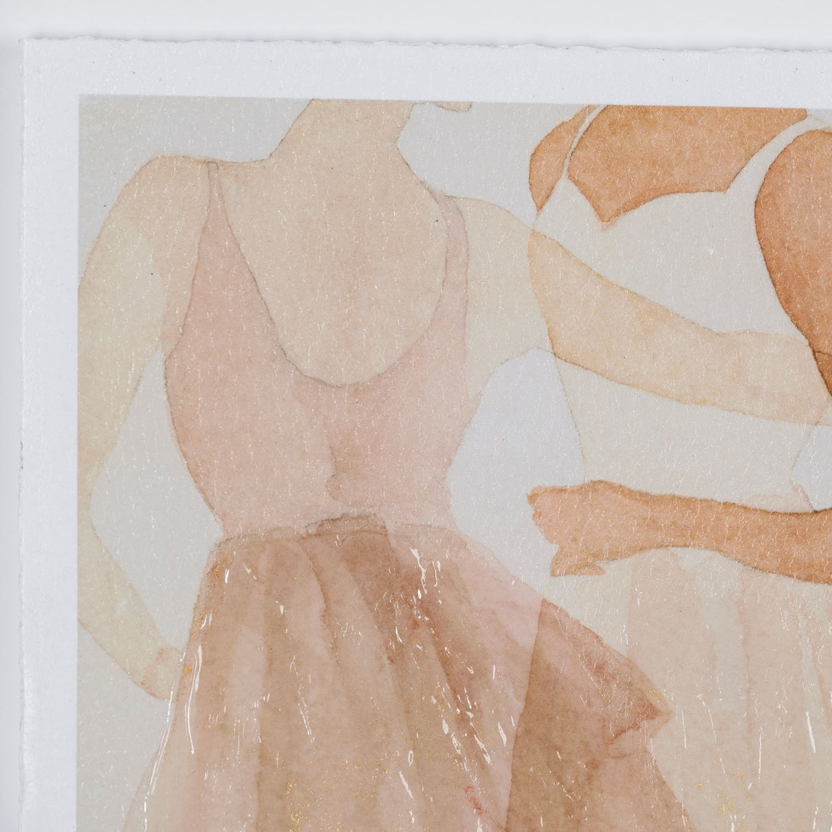 Posture by Mercana Studio a Hand Embellished Textured Framed Art Print Matted under Glass from Mercana - Luna Furniture