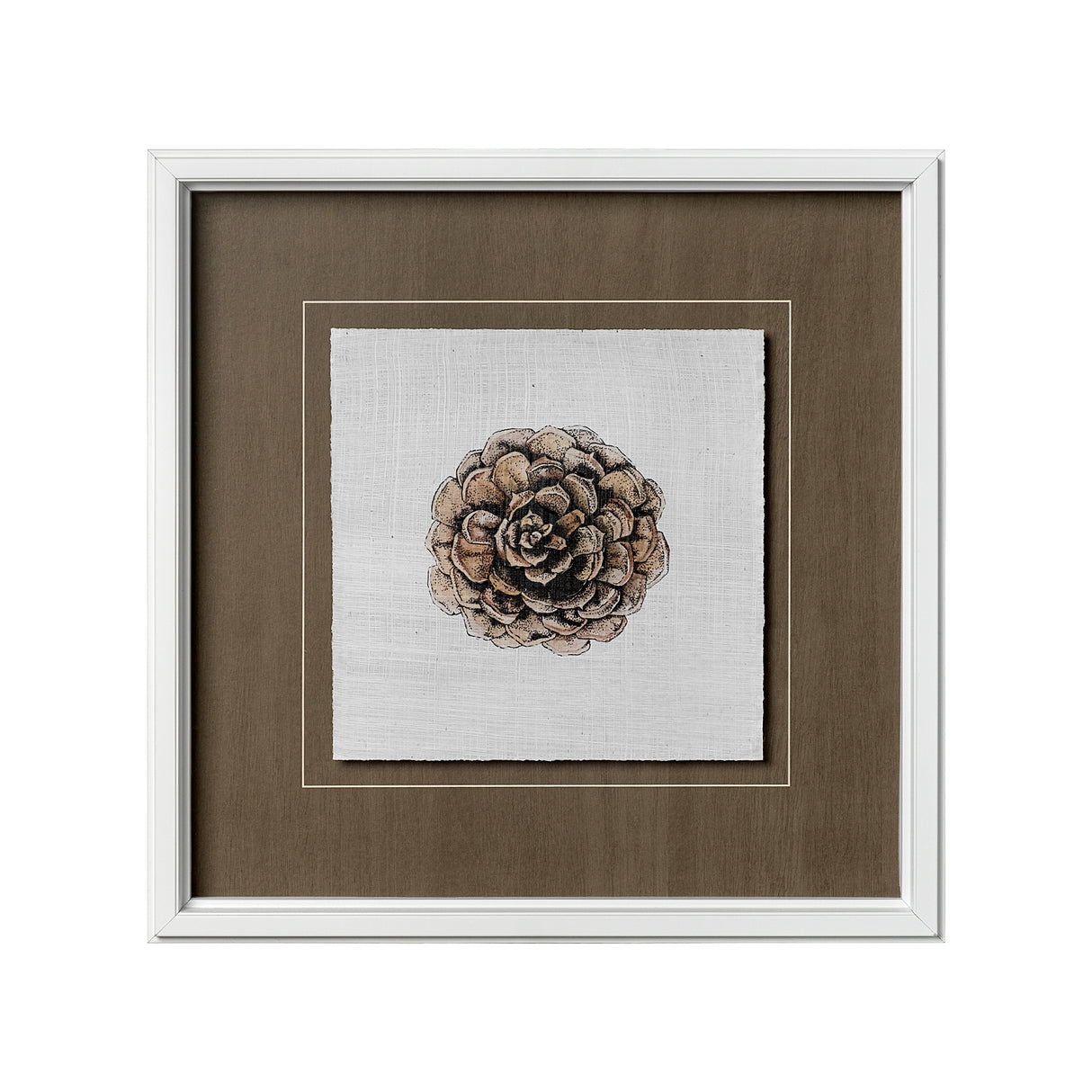 Unknown by Marie a Hand Embellished Textured Framed Art Print Matted under Glass from Mercana - Luna Furniture
