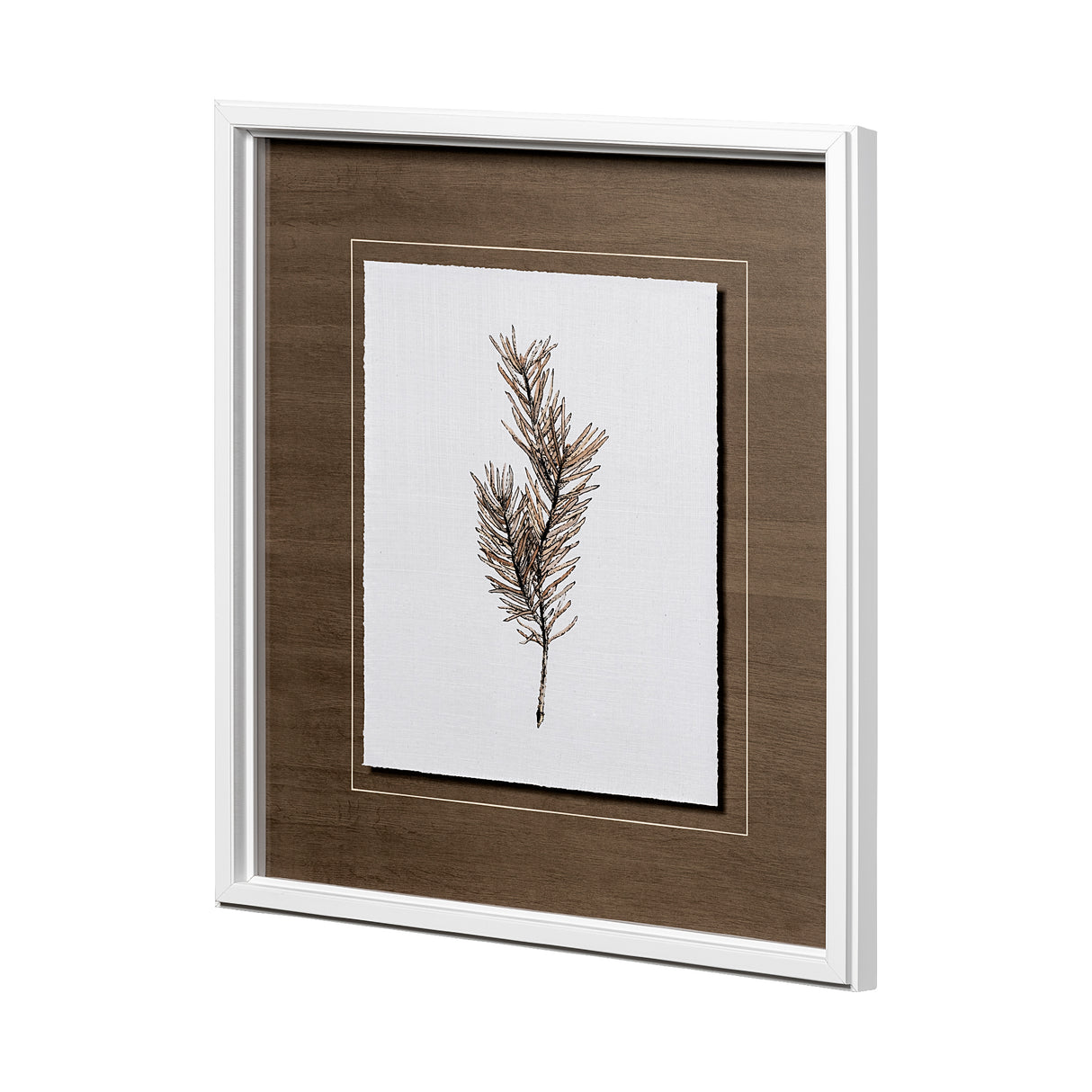 Unknown by Marie a Hand Embellished Textured Framed Art Print Matted under Glass from Mercana - Luna Furniture