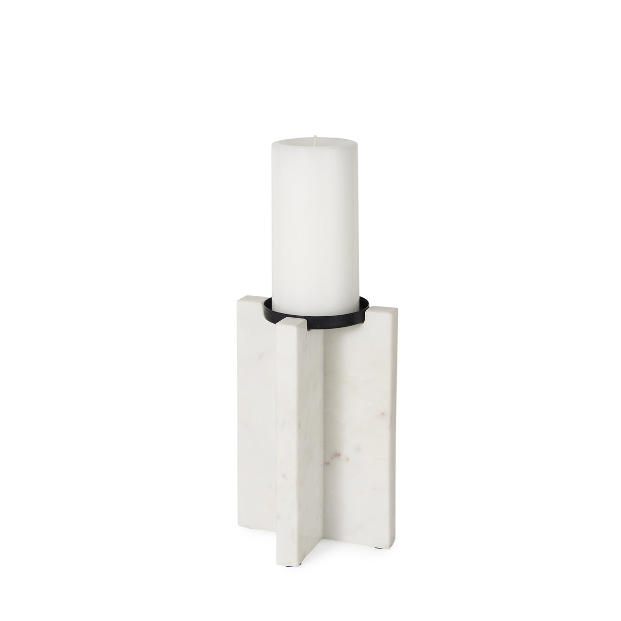 Sophia 5.5"L x 3.5"W x 8.0"H. Marble Candle Holder Medium from Mercana - Luna Furniture