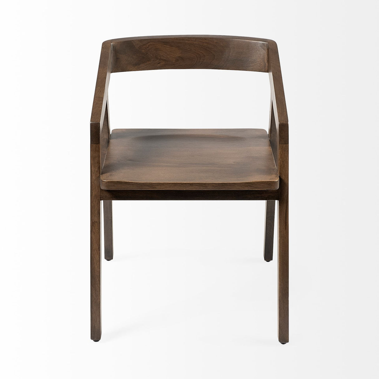 Nicholas I Onyx Brown Solid Wood Dining Chair from Mercana - Luna Furniture
