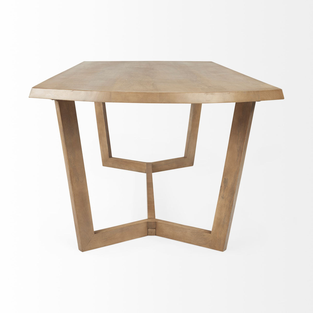 Denver 91.5x38 Rectangular Brown Solid Wood Top & Base Dining Table from Mercana - Luna Furniture