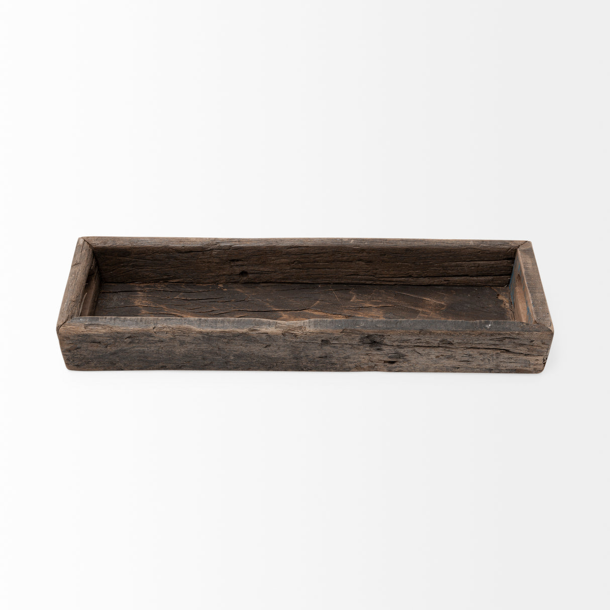 Vernon (Small) 24L x 7W Brown Reclaimed Wood Tray from Mercana - Luna Furniture