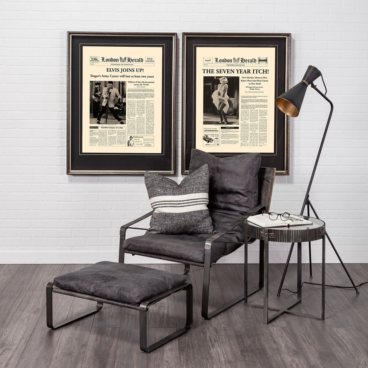 Hornet II Black Leather Body Metal Frame Accent Chair from Mercana - Luna Furniture