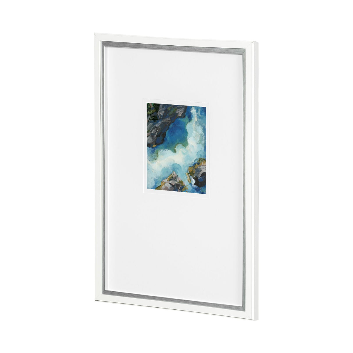 Aerial View II by Silvia Krause a Framed Art Print Matted under Glass from Mercana - Luna Furniture