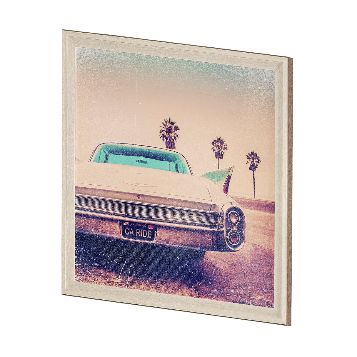 Vintage Ride I by Thomas Brown a Hand Embellished Textured Framed Photo Art Print from Mercana - Luna Furniture