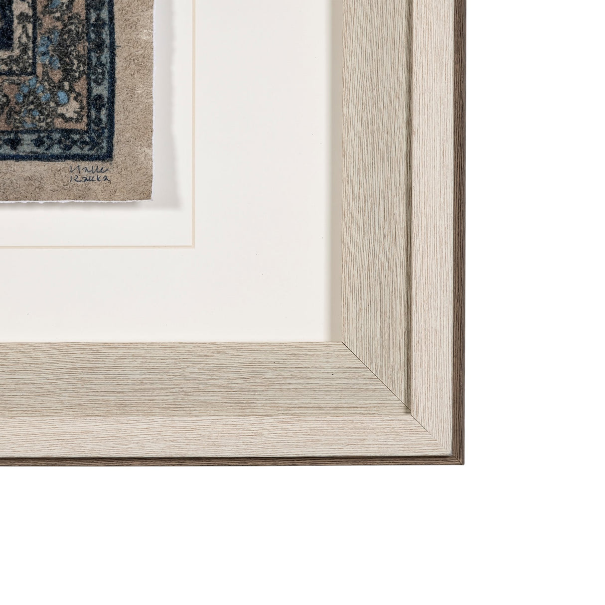 Carpet by Mercana Studio a Hand Embelished Textured Framed Art Print Matted under Glass from Mercana - Luna Furniture