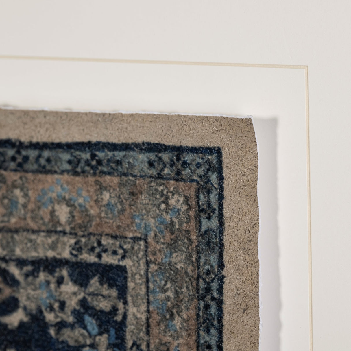 Carpet by Mercana Studio a Hand Embelished Textured Framed Art Print Matted under Glass from Mercana - Luna Furniture