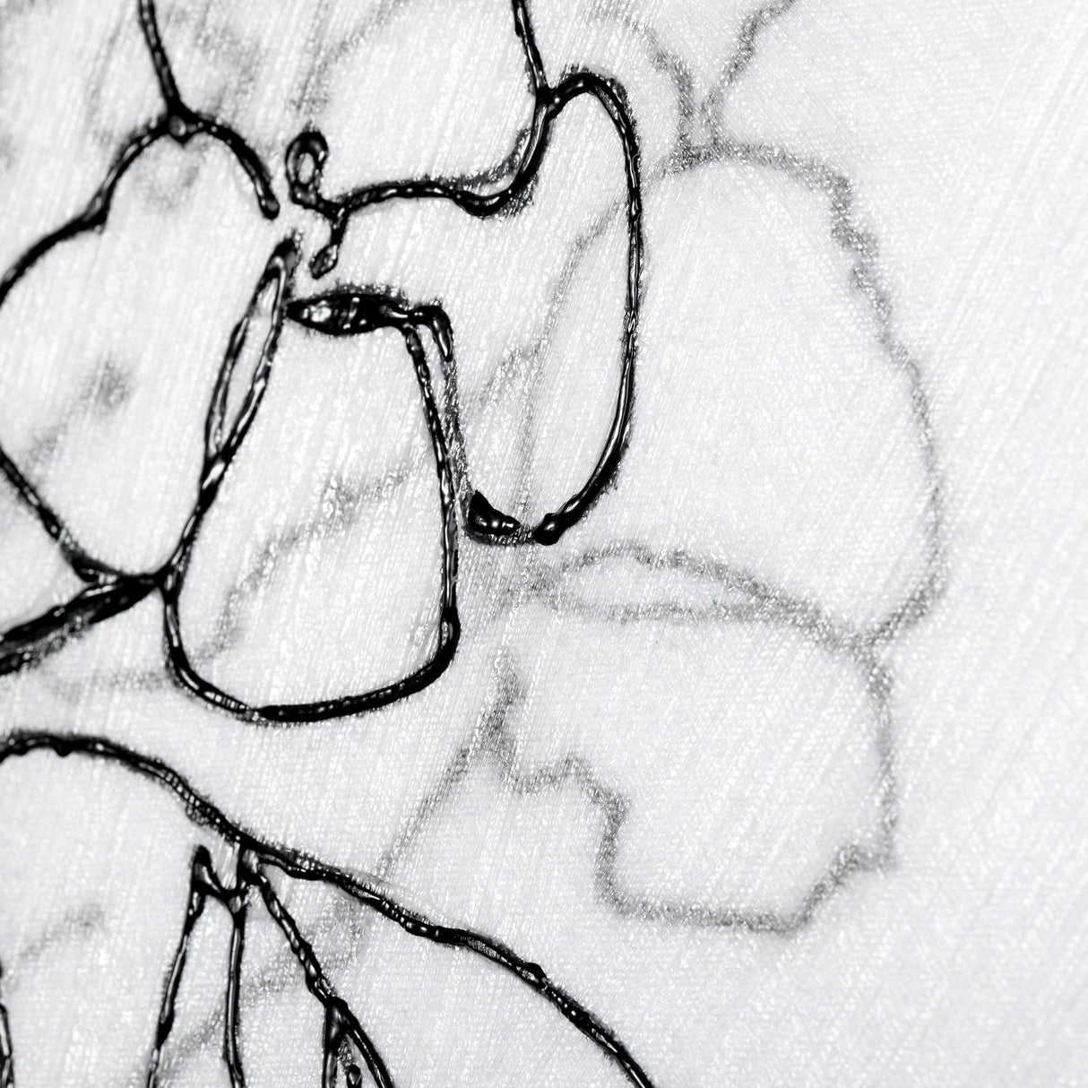 Arrangement V by Hiraki a Hand Embellished Textured Canvas from Mercana - Luna Furniture