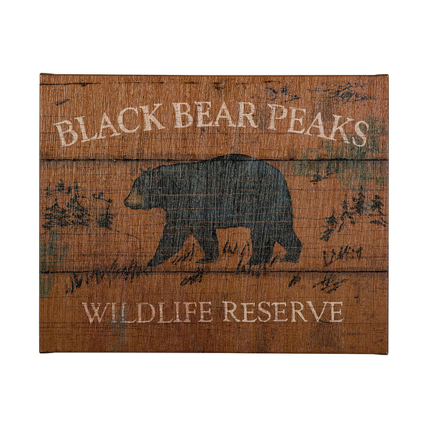 Lodge Signs V by James Wiens a Hand Embellished Textured Canvas