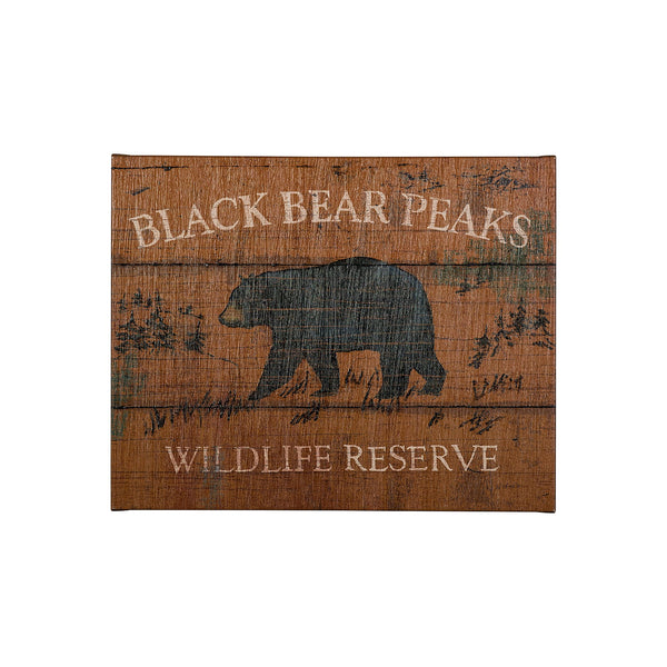 Lodge Signs V by James Wiens a Hand Embellished Textured Canvas