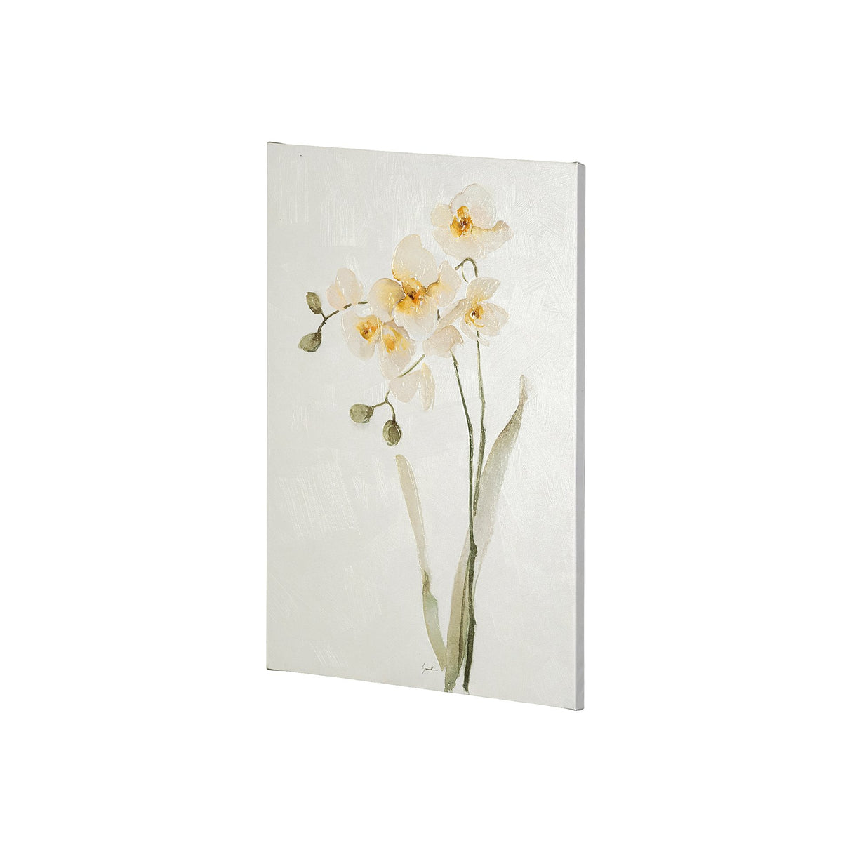 Orchid II by Gabrielle Campbell a Hand Embellished Textured Canvas from Mercana - Luna Furniture