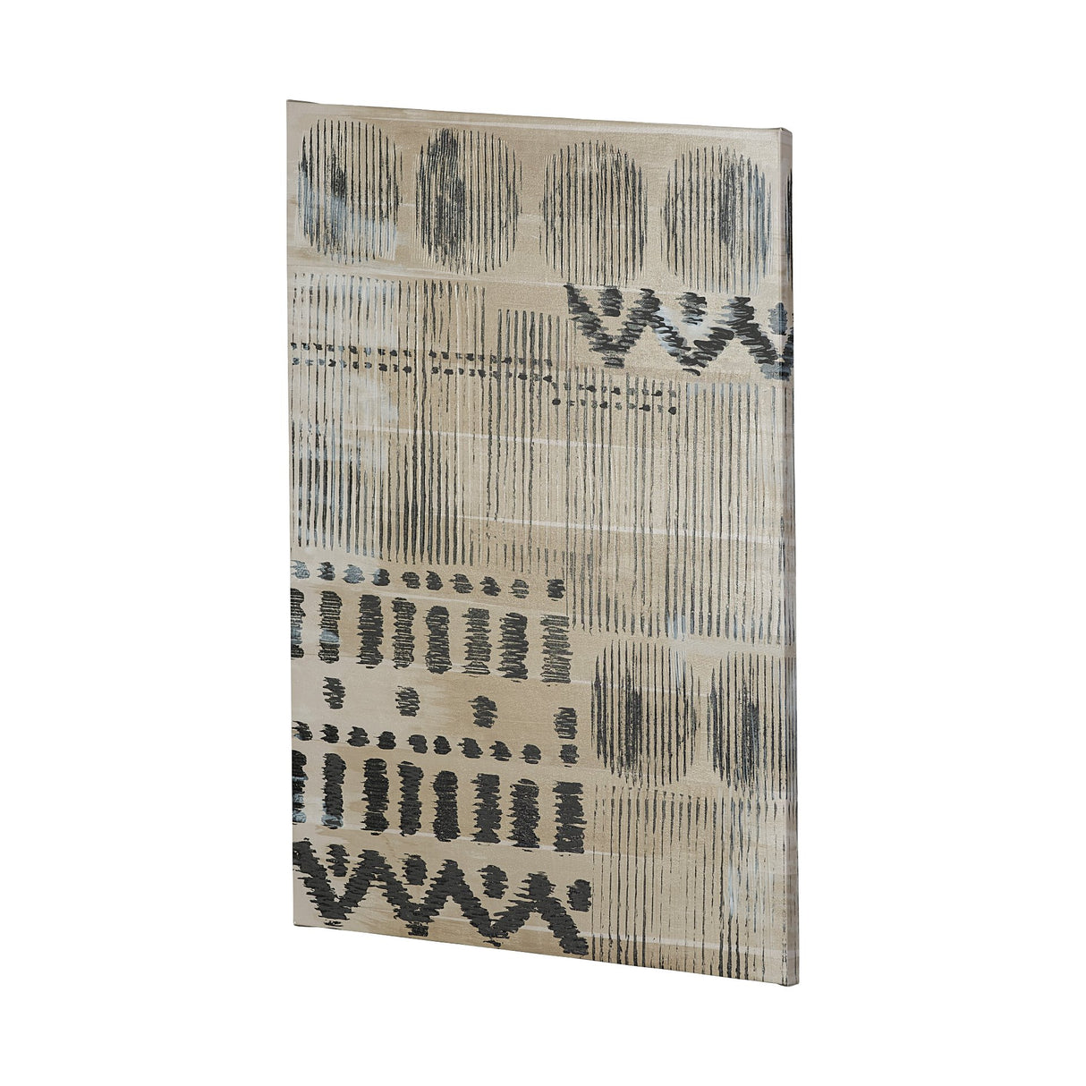 Wool and Silk I by Tom Reeves a Hand Embellished Textured Canvas from Mercana - Luna Furniture