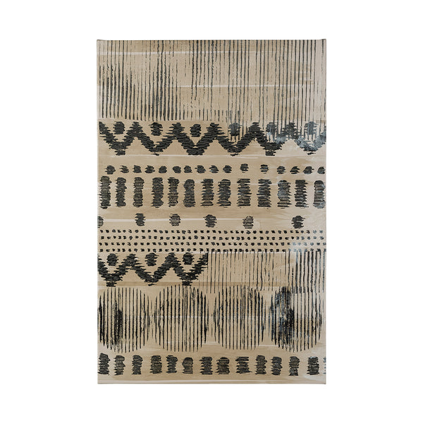 Wool and Silk II by Tom Reeves a Hand Embellished Textured Canvas