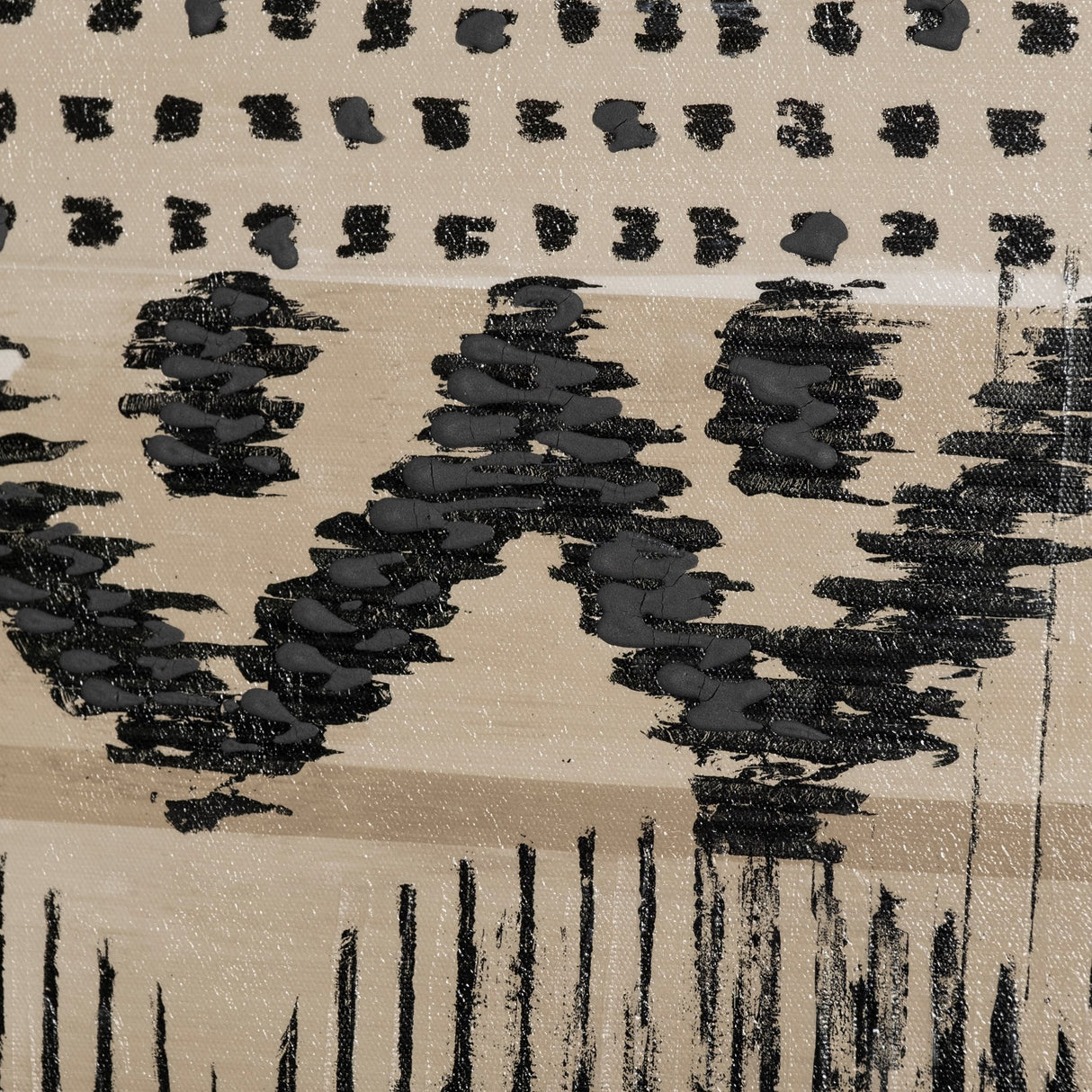 Wool and Silk II by Tom Reeves a Hand Embellished Textured Canvas from Mercana - Luna Furniture