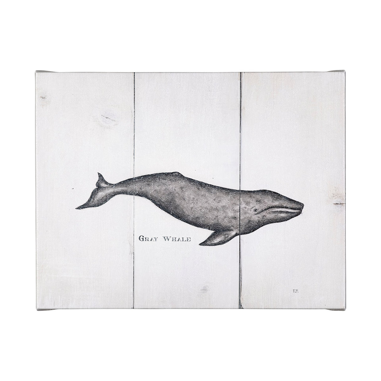 Gray Whale by Mercana Studio a Hand Embellished Textured Canvas from Mercana - Luna Furniture