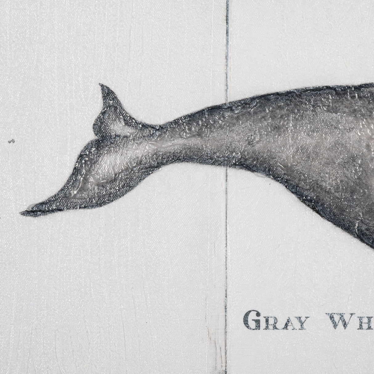 Gray Whale by Mercana Studio a Hand Embellished Textured Canvas from Mercana - Luna Furniture