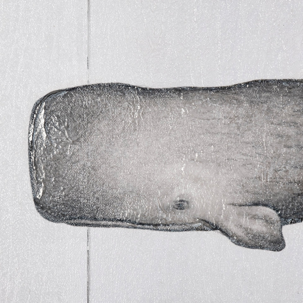 Sperm Whale by Mercana Studio a Hand Embellished Textured Canvas from Mercana - Luna Furniture