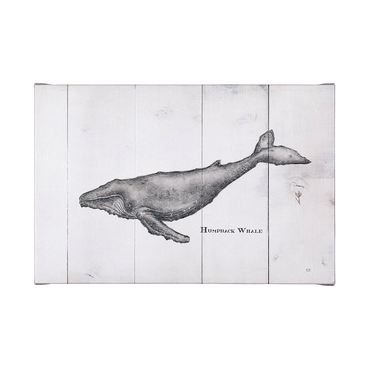 Humpback Whale by Mercana Studio a Hand Embellished Textured Canvas from Mercana - Luna Furniture