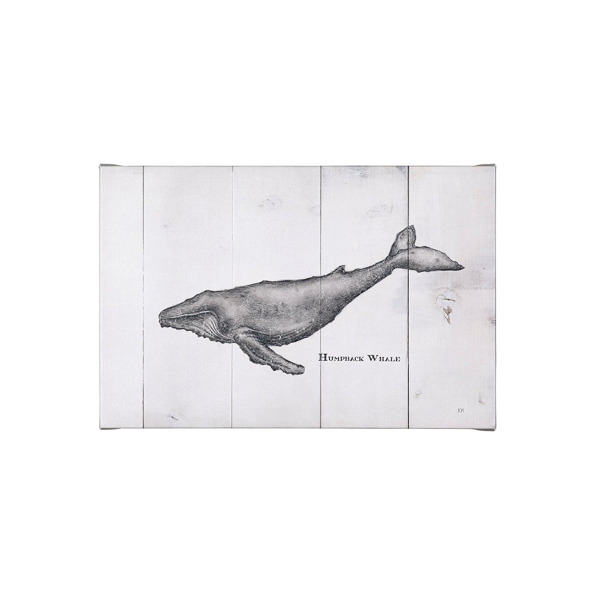 Humpback Whale by Mercana Studio a Hand Embellished Textured Canvas from Mercana - Luna Furniture
