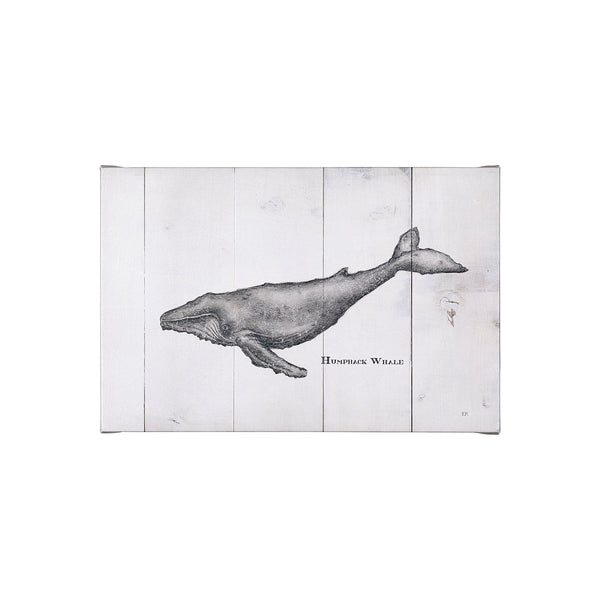 Humpback Whale by Mercana Studio a Hand Embellished Textured Canvas