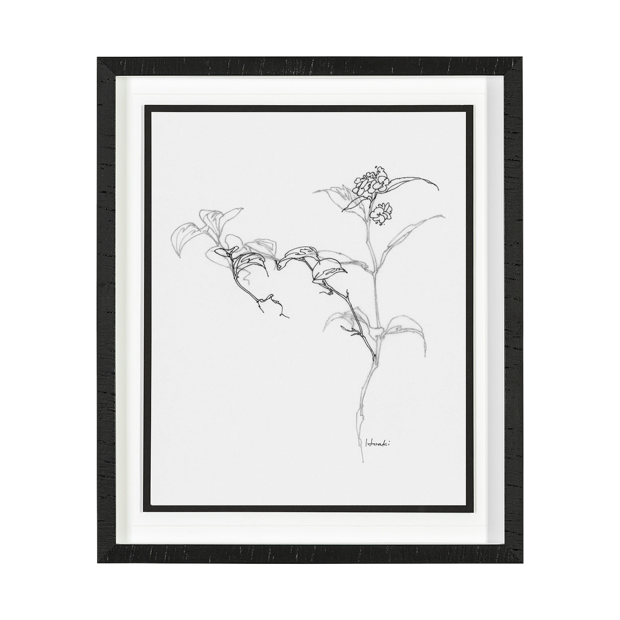 Arrangement VI by Hiraki a Framed Art Print Matted under Glass from Mercana - Luna Furniture