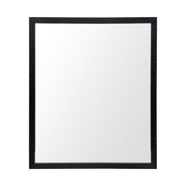Bristol Black 20x24 Faux Wood Frame Bathroom Vanity Mirror
