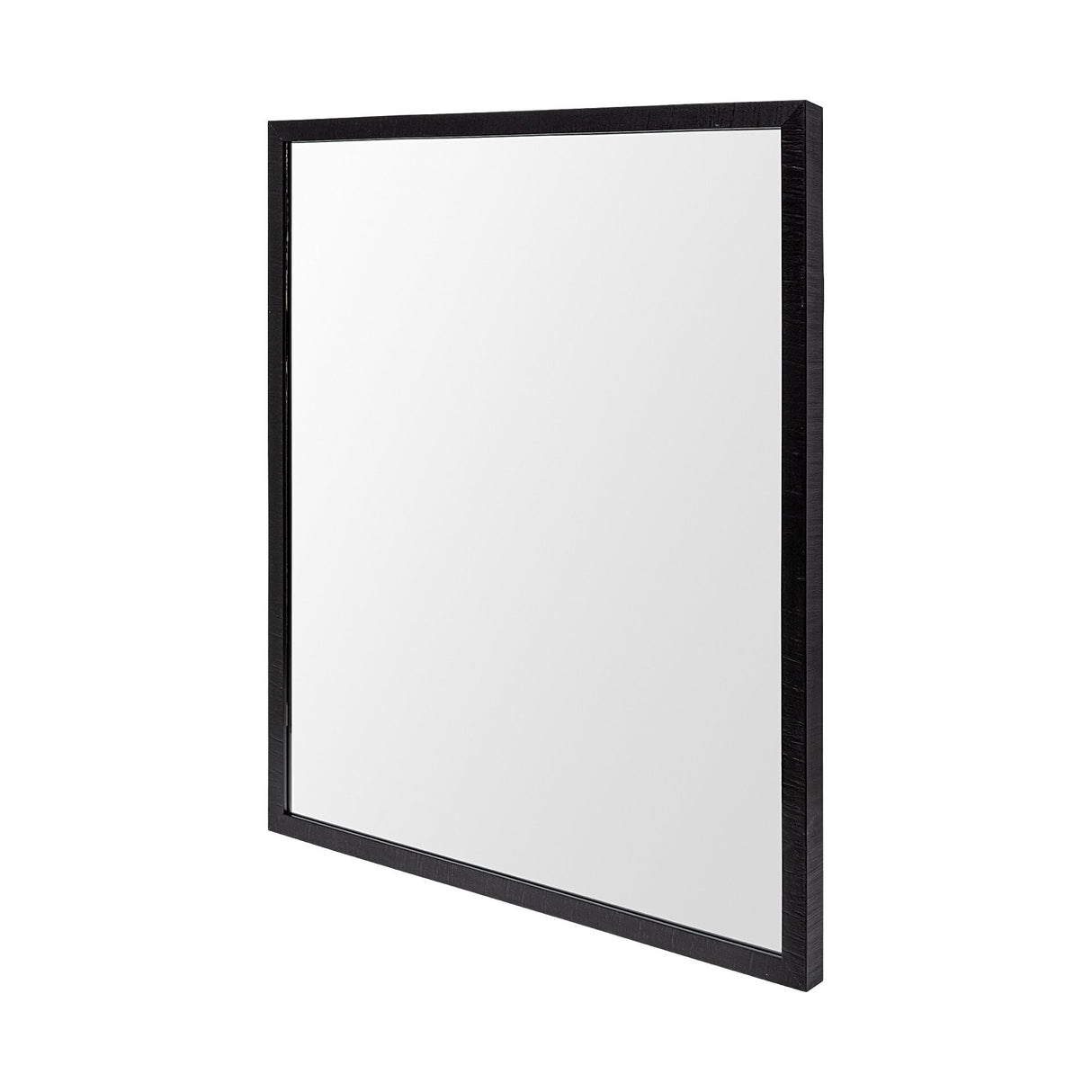Bristol Black 24x30 Faux Wood Frame Bathroom Vanity Mirror from Mercana - Luna Furniture