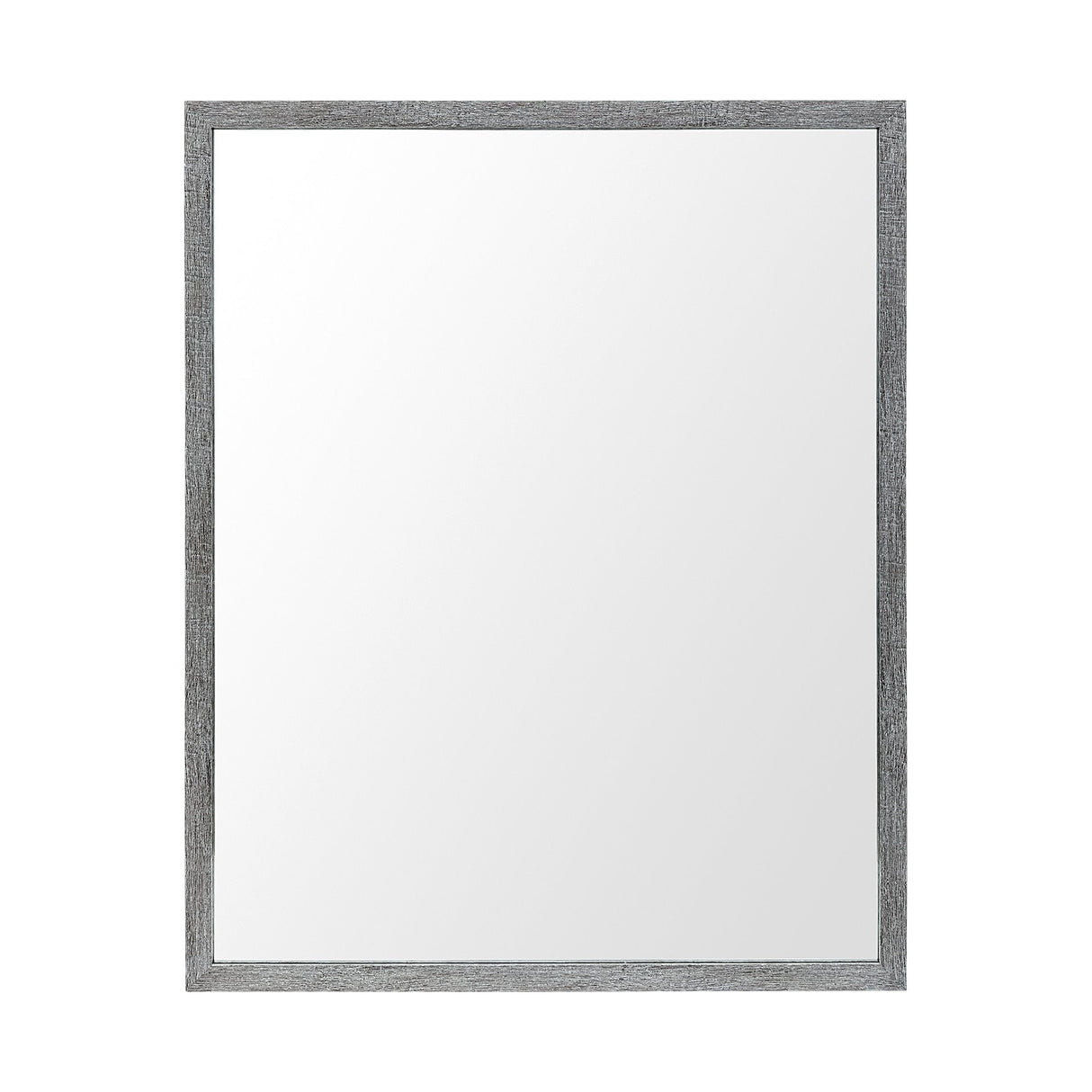 Bristol Grey 24x30 Faux Wood Frame Bathroom Vanity Mirror from Mercana - Luna Furniture