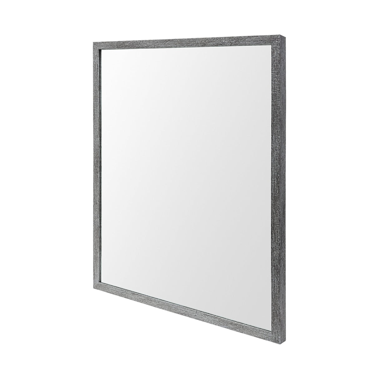 Bristol Grey 24x30 Faux Wood Frame Bathroom Vanity Mirror from Mercana - Luna Furniture