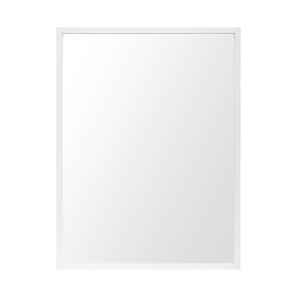 Bristol White Plain 3Mil Mirror 30 x 40 from Mercana - Luna Furniture