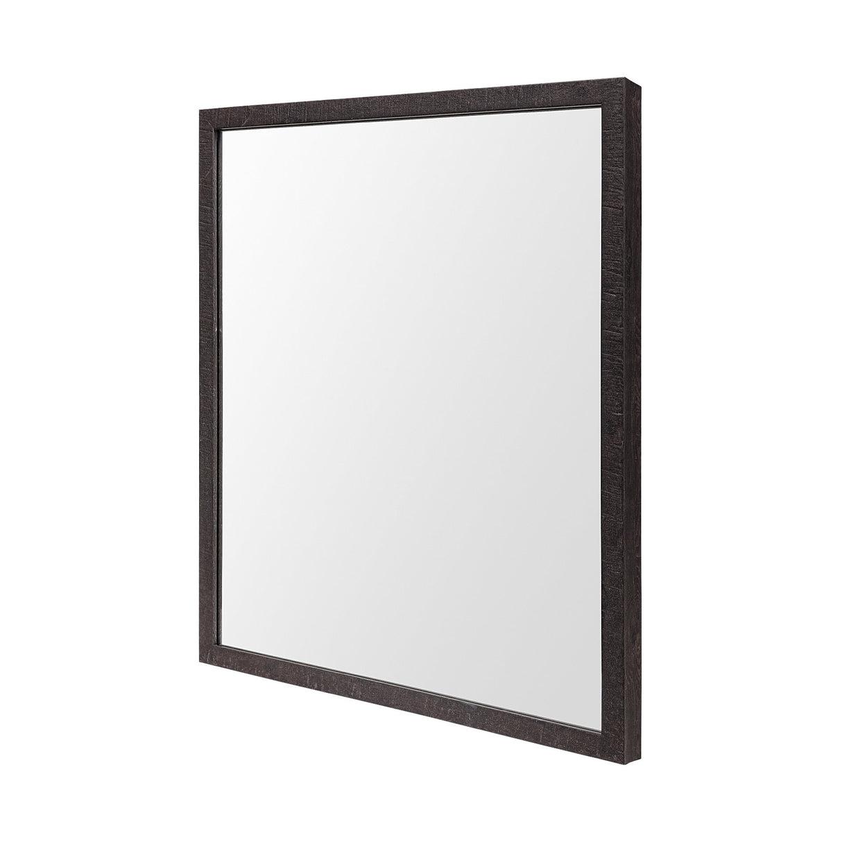 Bristol Espresso 20x24 Faux Wood Frame Bathroom Vanity Mirror from Mercana - Luna Furniture