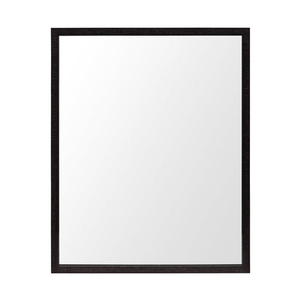 Bristol Espresso 24x30 Faux Wood Frame Bathroom Vanity Mirror