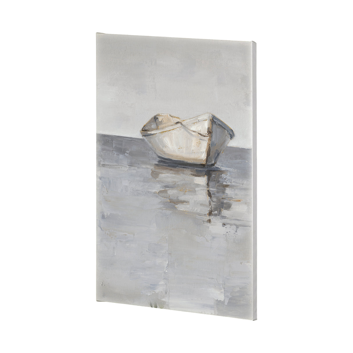 Boat on the Horizon I by Ethan Harper a Hand Embellished Textured Canvas from Mercana - Luna Furniture