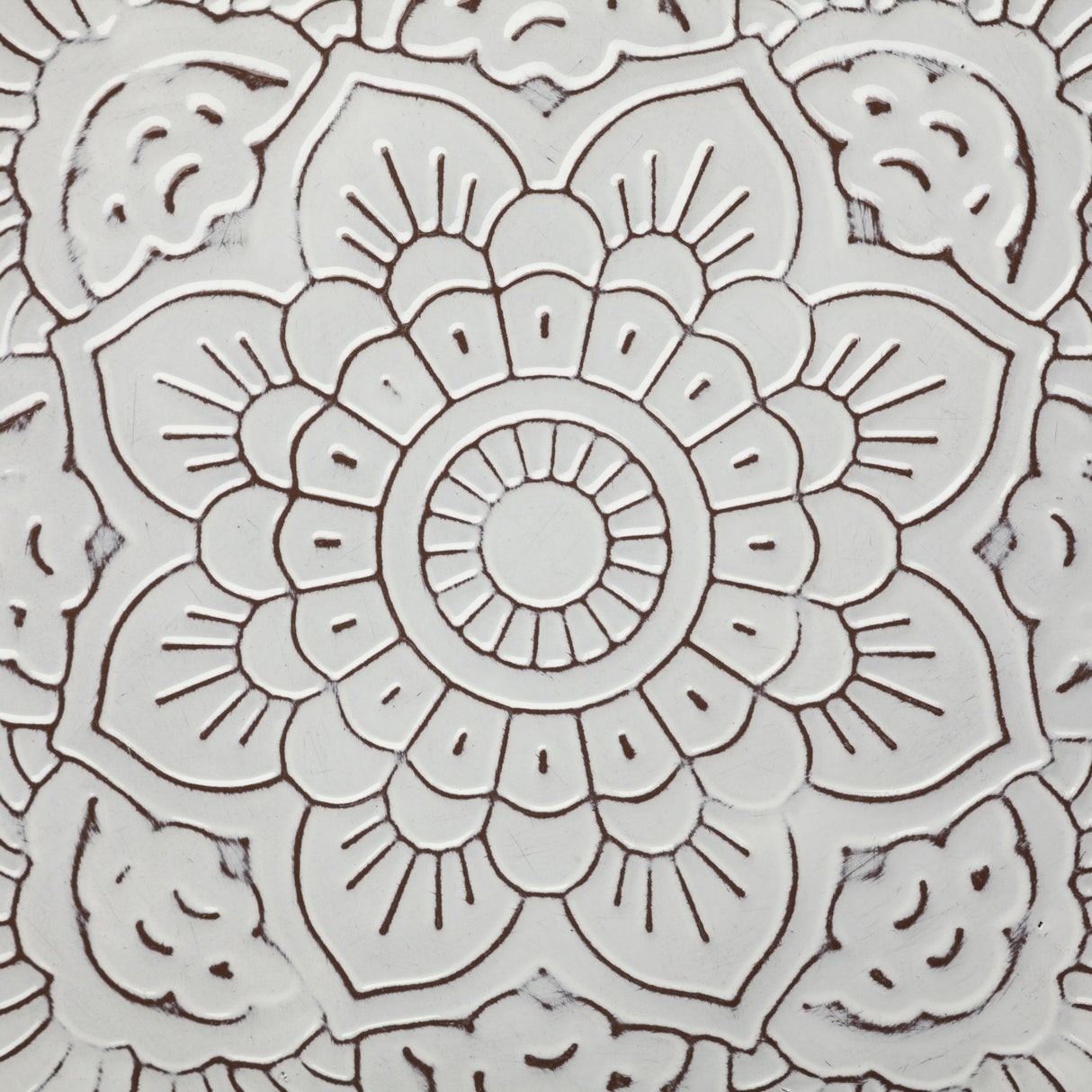 Miranda Set of 2 Stamped Metal Lotus Flower Wall Decor from Mercana - Luna Furniture