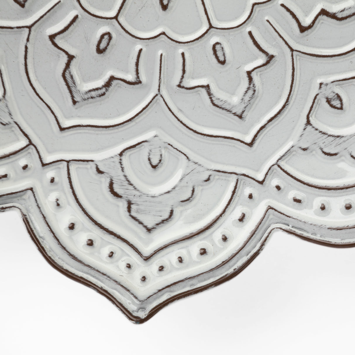Miranda Set of 2 Stamped Metal Lotus Flower Wall Decor from Mercana - Luna Furniture