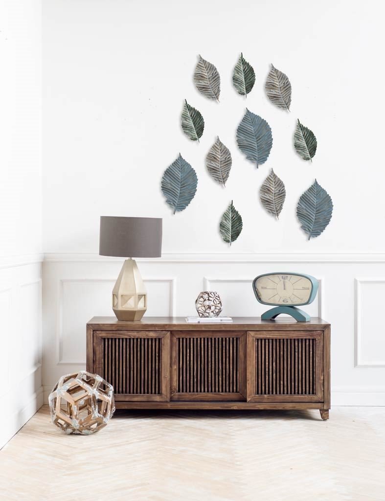 Brattea 14H Medium Metal Leaf Wall Art from Mercana - Luna Furniture