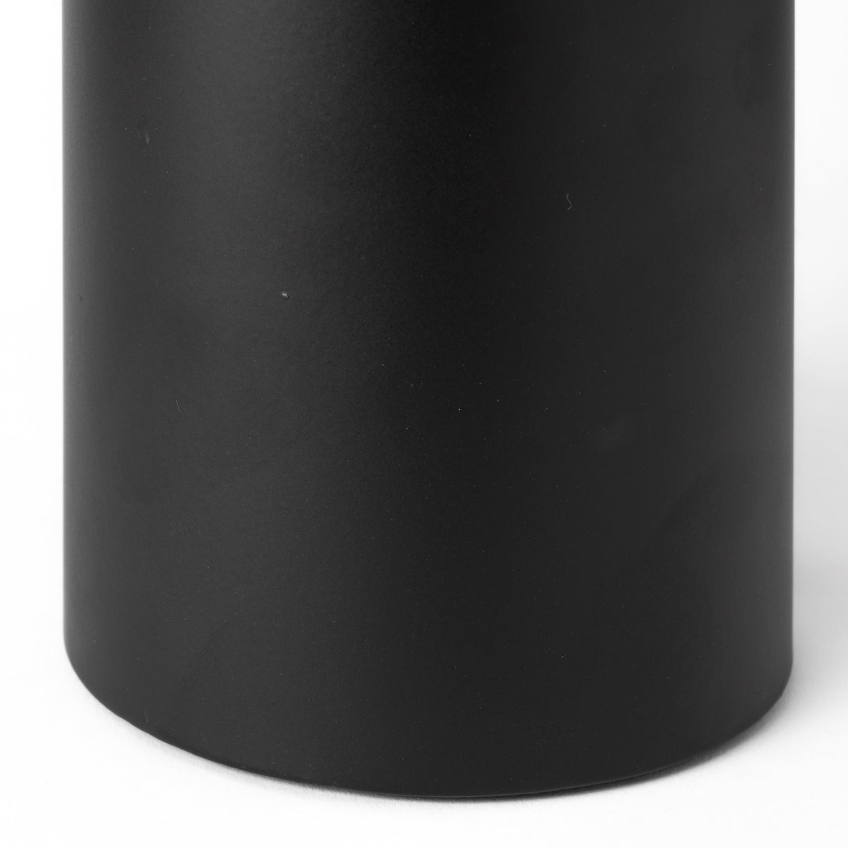 Alex Small Black Metal Cylindrical Table Candle Holder from Mercana - Luna Furniture