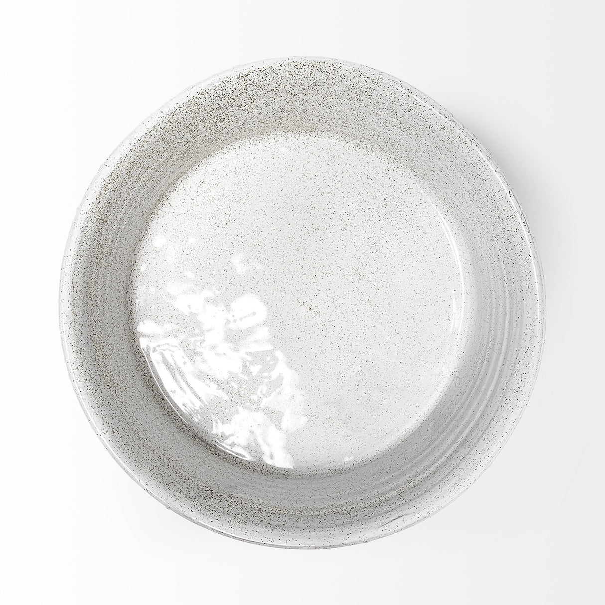 Silone (Large) 16L x 16W White Ceramic Bowl from Mercana - Luna Furniture