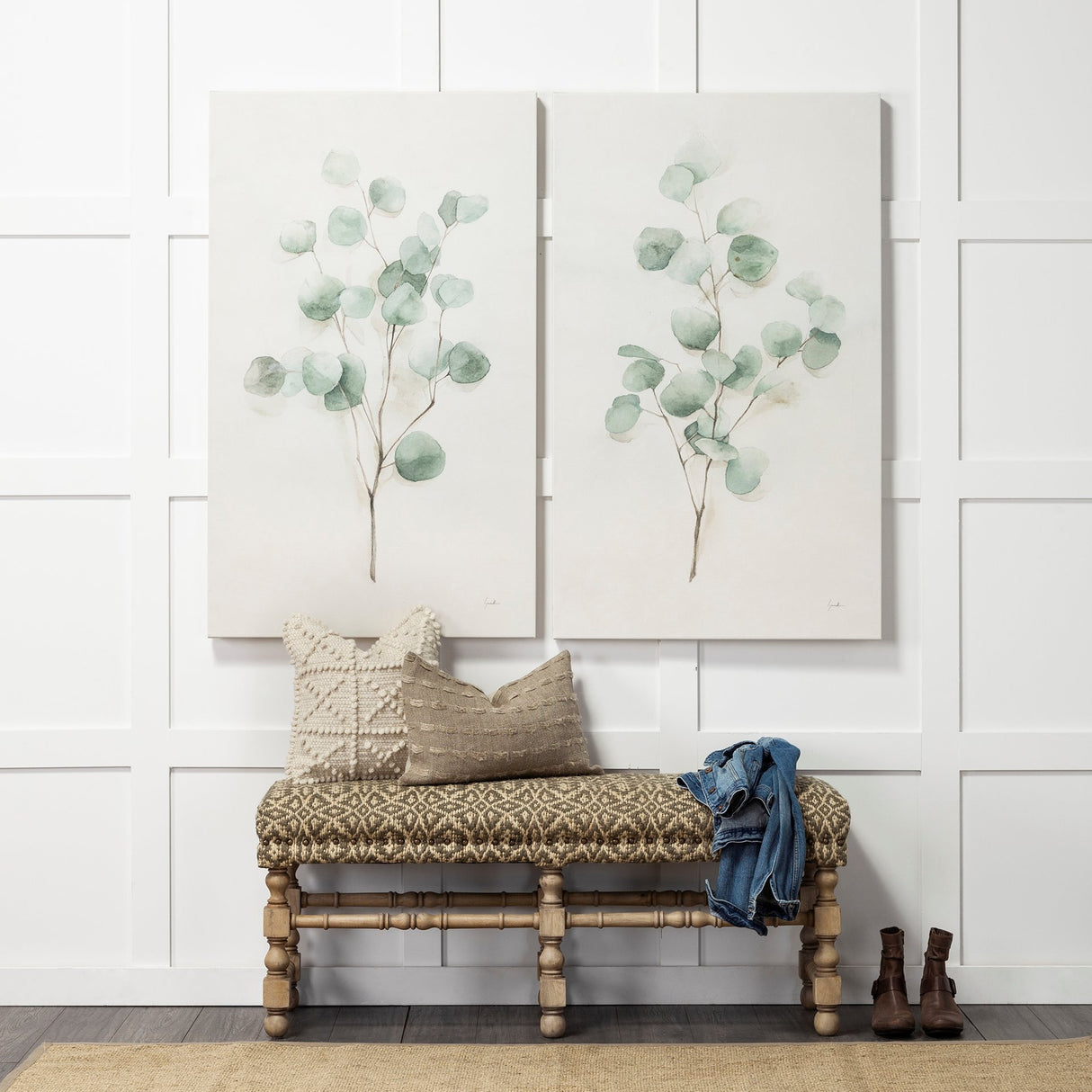 Spring Gestures II by Gabrielle Crawford a Hand Embellished Textured Canvas from Mercana - Luna Furniture