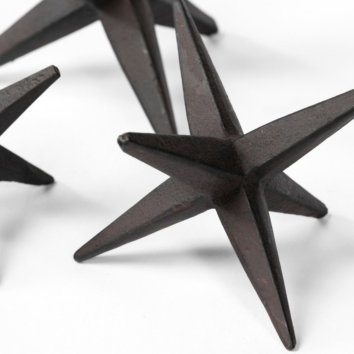 Rhea (Set of 3) Brown Cast Iron Small, Medium & Large Jacks from Mercana - Luna Furniture