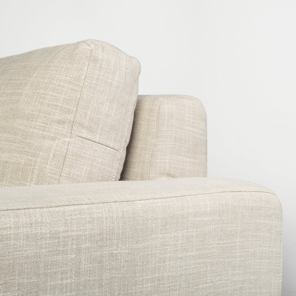 Colburne II 95" Beige Upholstered Three Seater Sofa from Mercana - Luna Furniture