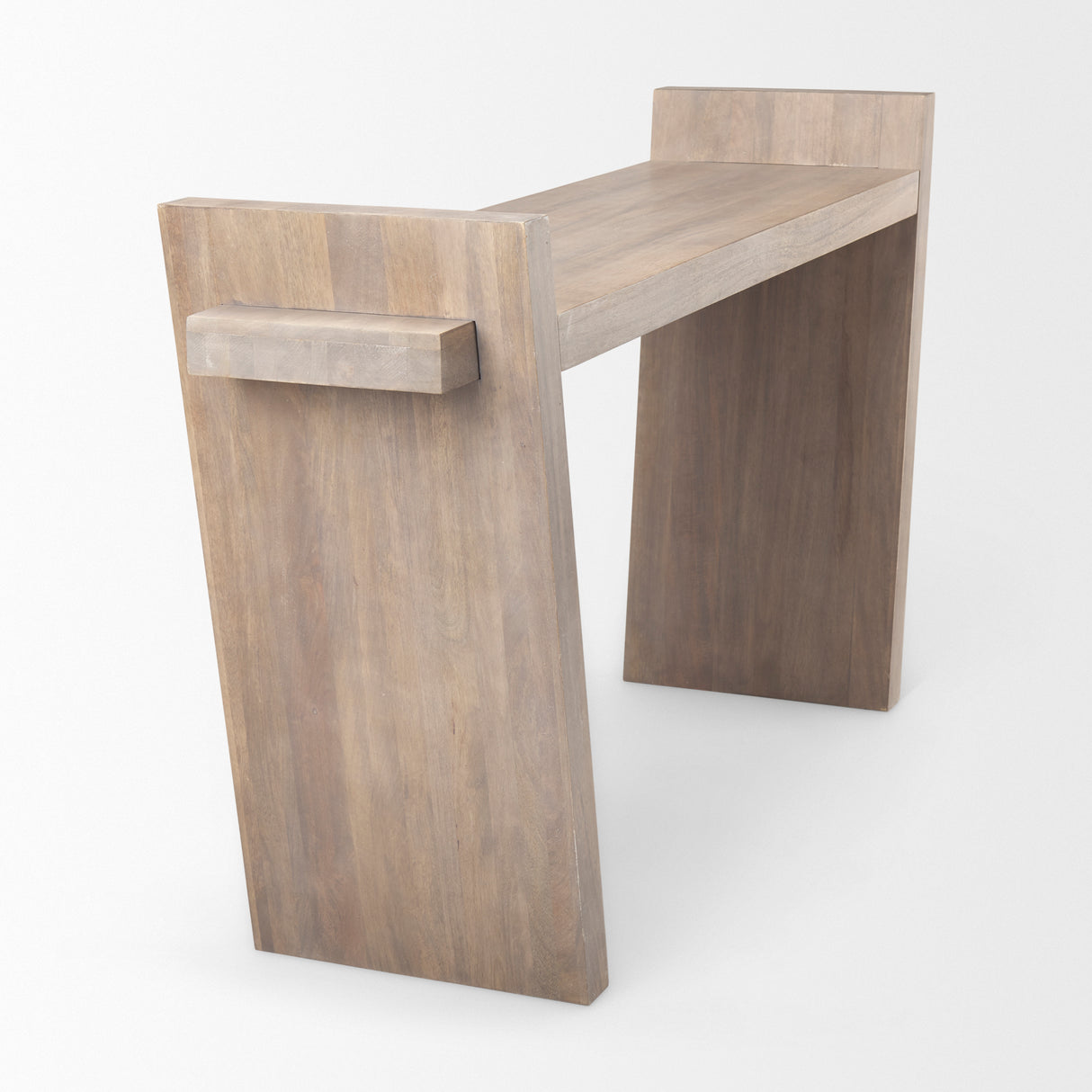 Elaine III 60L x 16W Brown Wood Angled Leg Console Table from Mercana - Luna Furniture