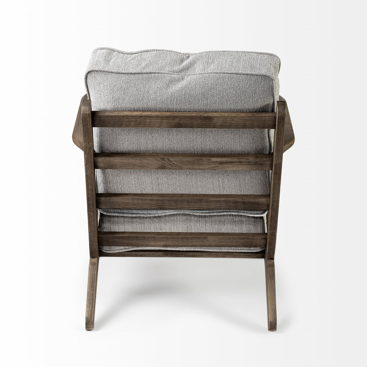 Olympus VI Frost Grey Fabric Wrapped Wooden Frame Accent Chair from Mercana - Luna Furniture