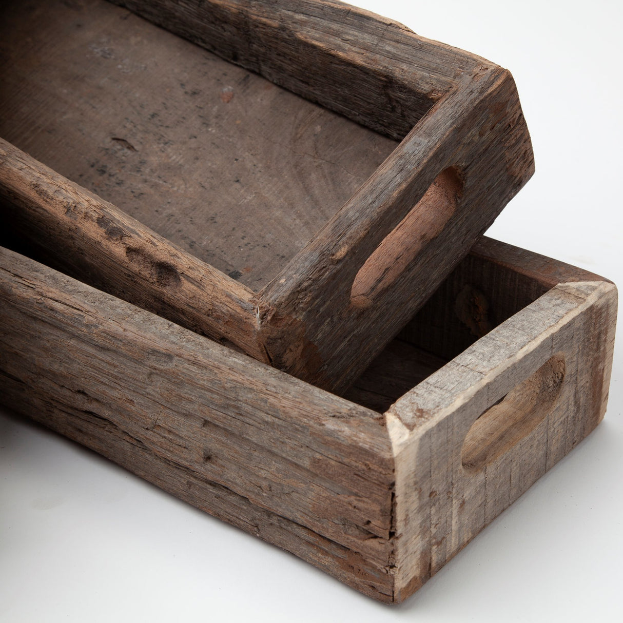 Vernon (Large) 36L x 7W Brown Reclaimed Wood Tray from Mercana - Luna Furniture