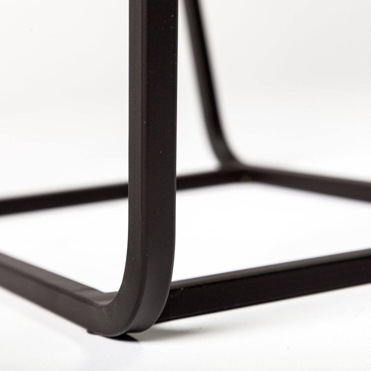 Arya (Set of 2) 24L x 10W Black Rectangular Glass Top Iron Frame Accent Table from Mercana - Luna Furniture