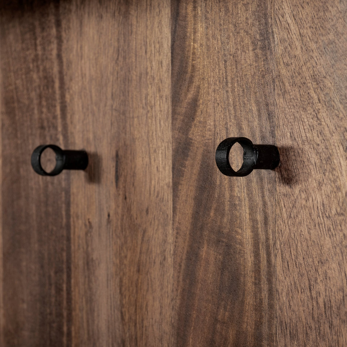 Glenn V 56L x 17W Dark Brown Wood w/ Cream Fabric Seat, 3 Drawers Hall Tree from Mercana - Luna Furniture