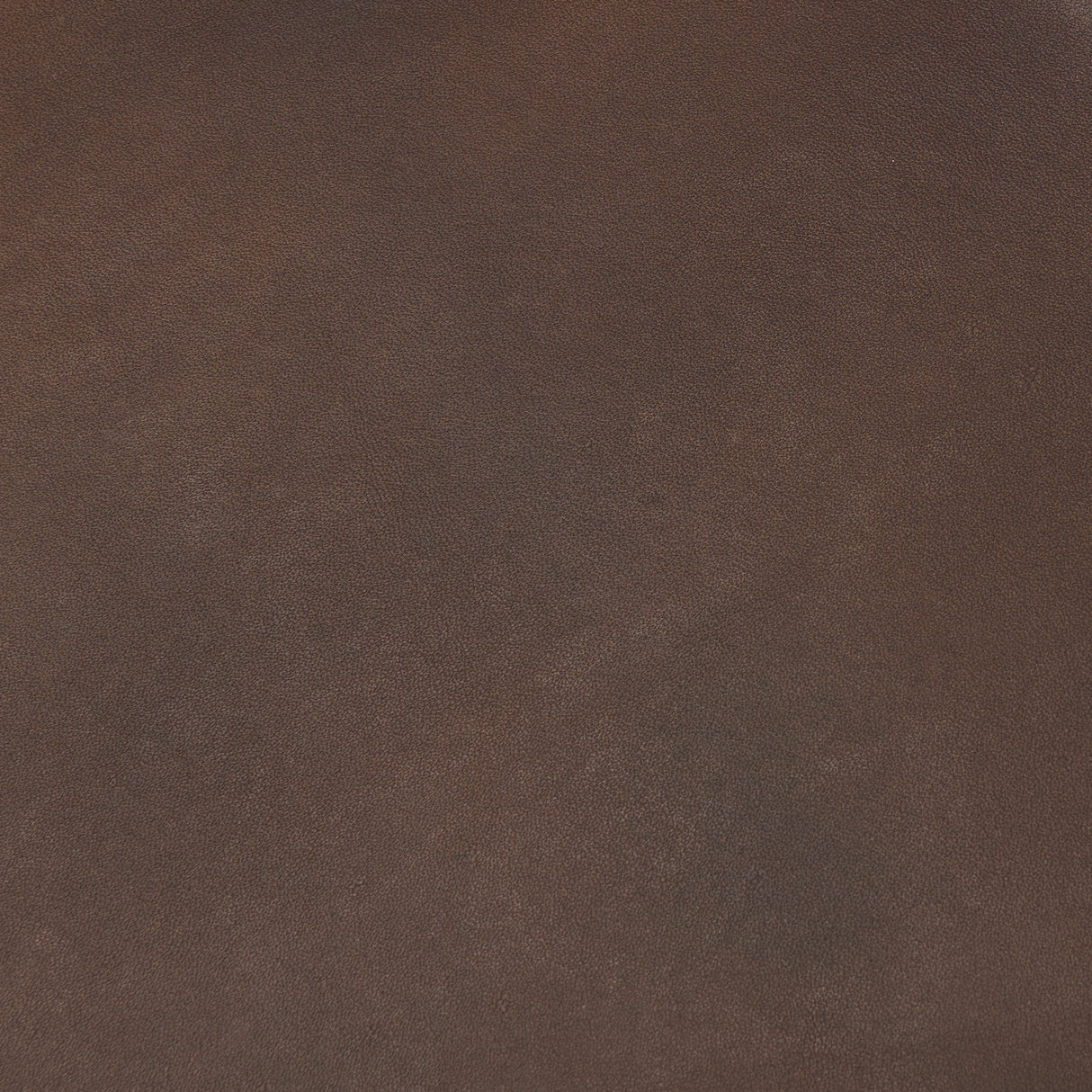 Minara 36" Square Brown Leather Wrapped w/Wood Base Ottoman from Mercana - Luna Furniture
