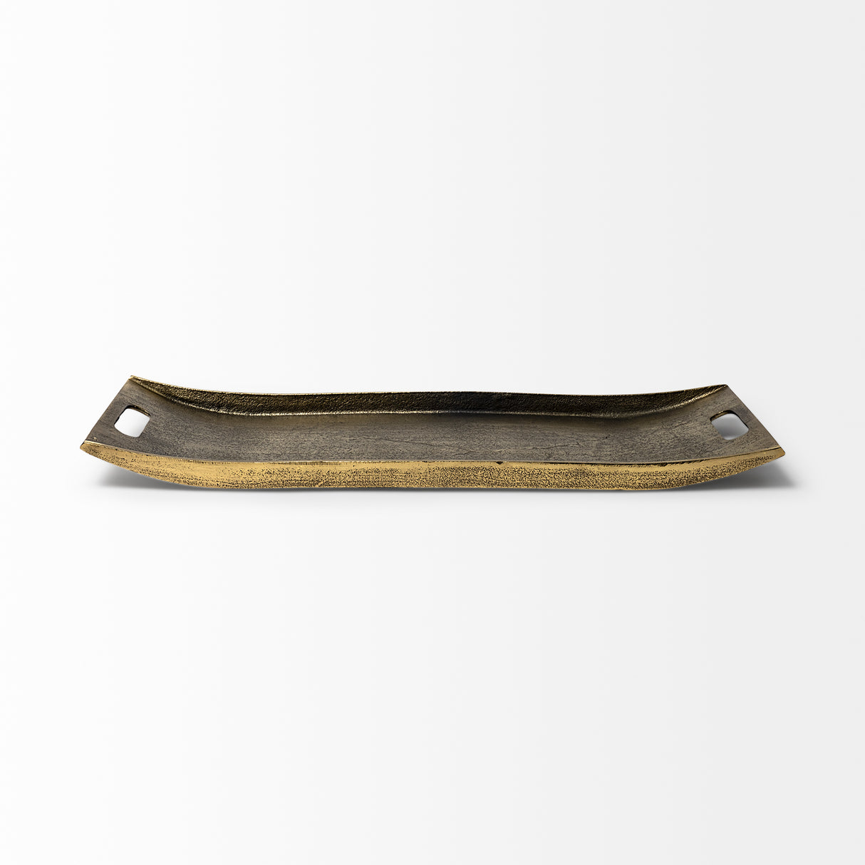 Drey 24L x 10W Gold Rectangular Tray from Mercana - Luna Furniture