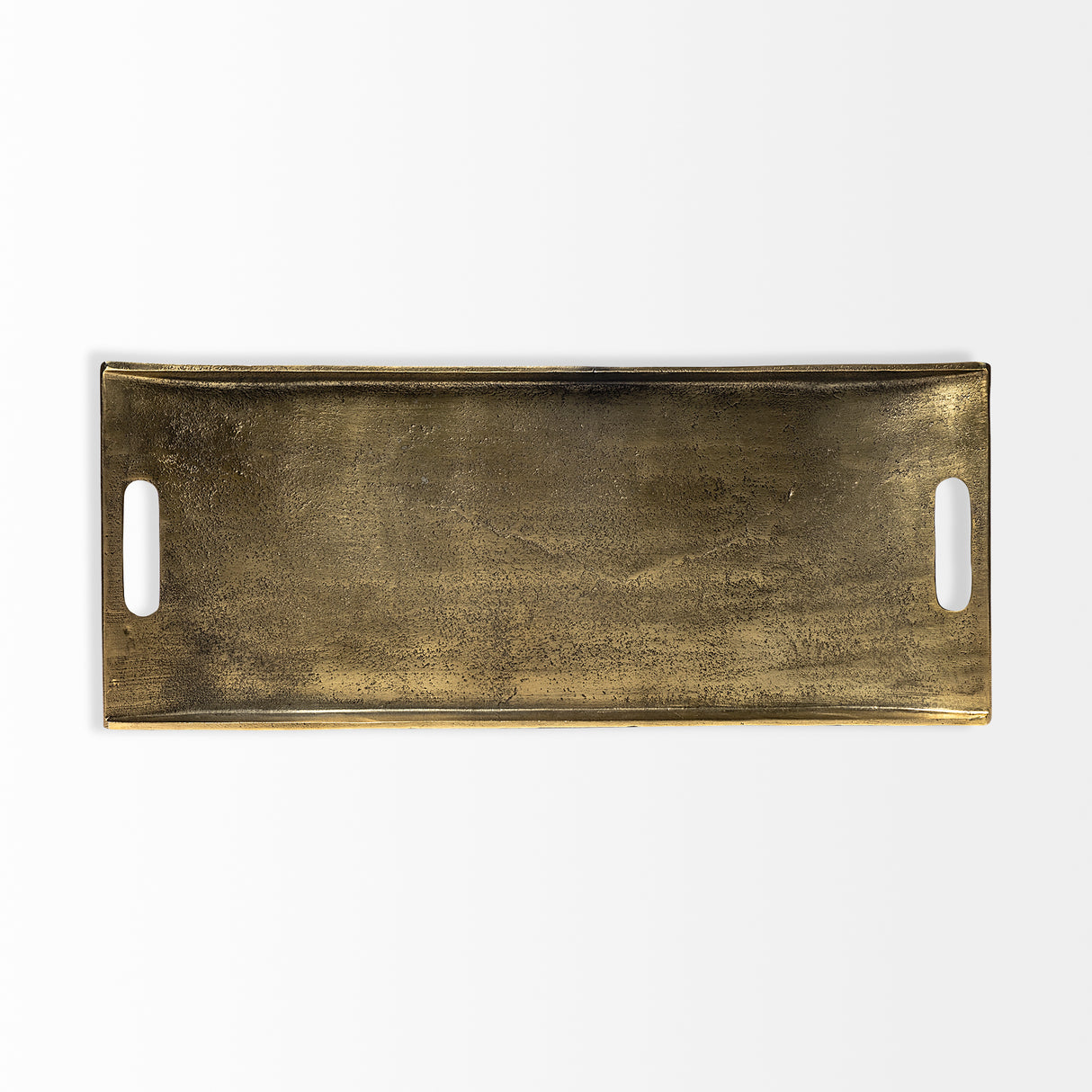 Drey 24L x 10W Gold Rectangular Tray from Mercana - Luna Furniture
